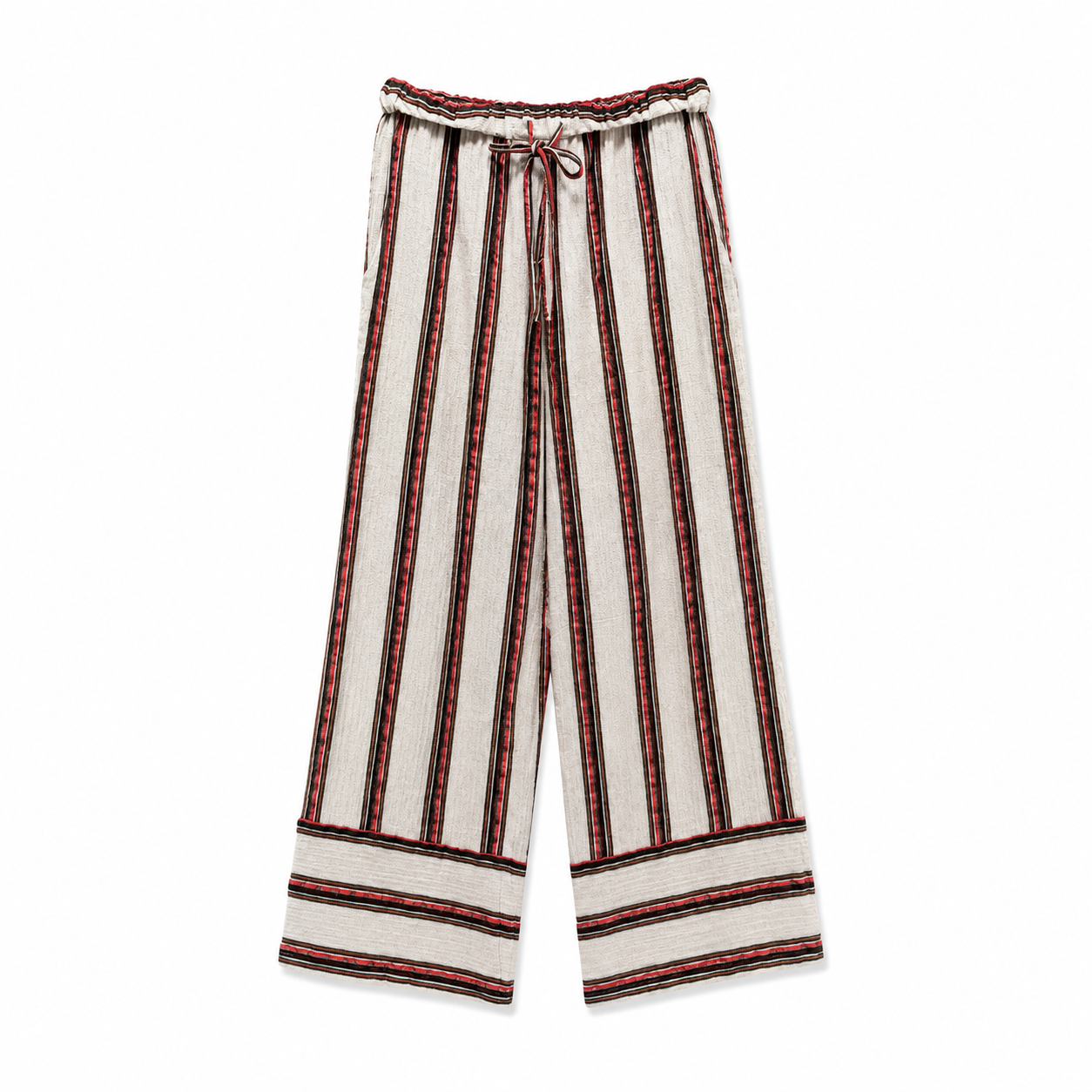 STRIPE PANTS - RED