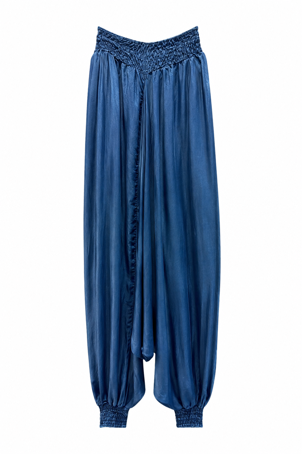 SILK SHALVAR - INDIGO