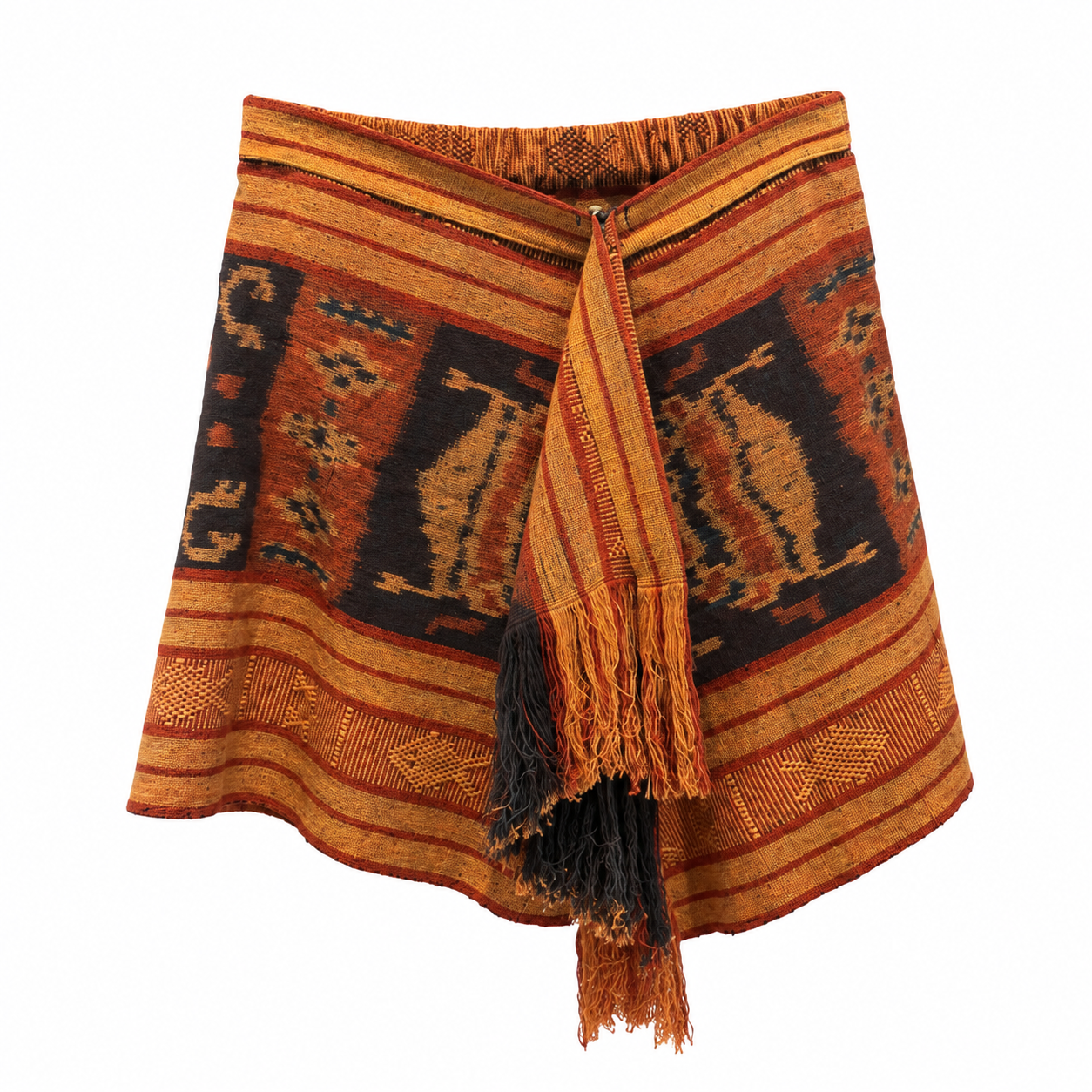 IKAT ASYMMETRIC SKIRT